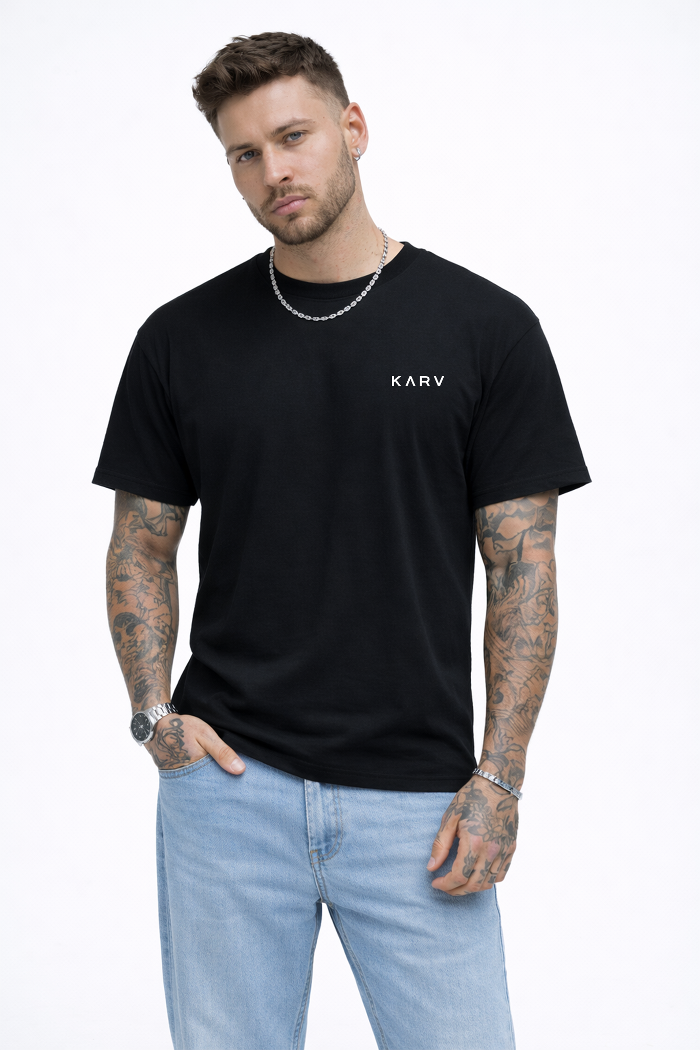 Karv Unisex Terry Oversized Tee