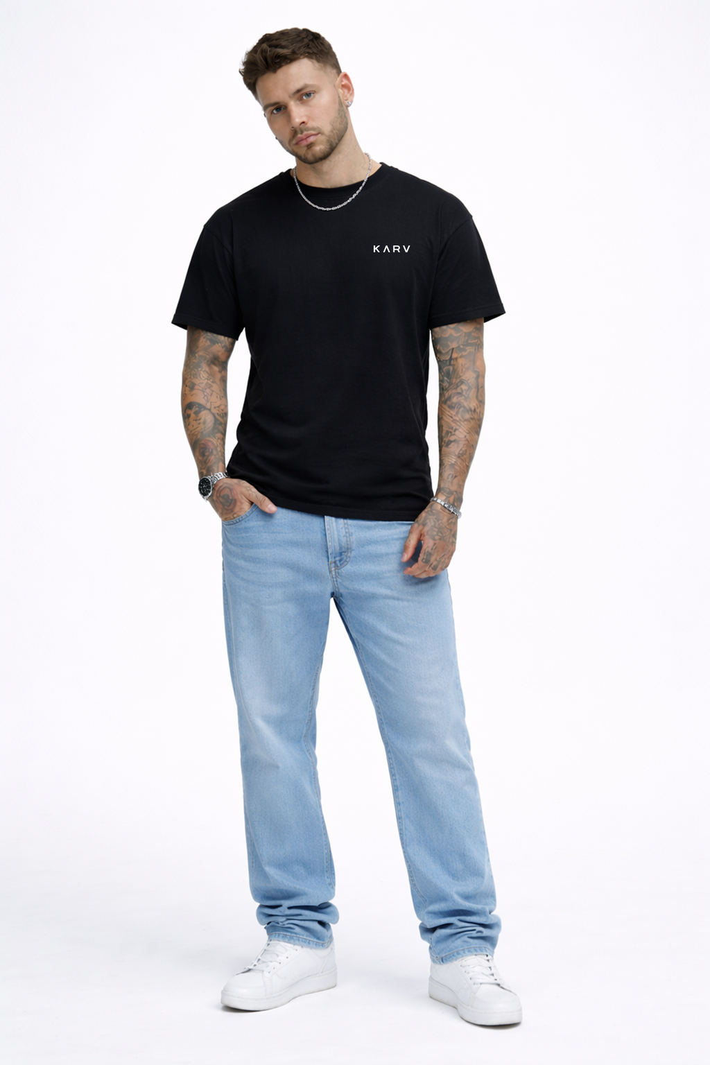 Karv Unisex Terry Oversized Tee