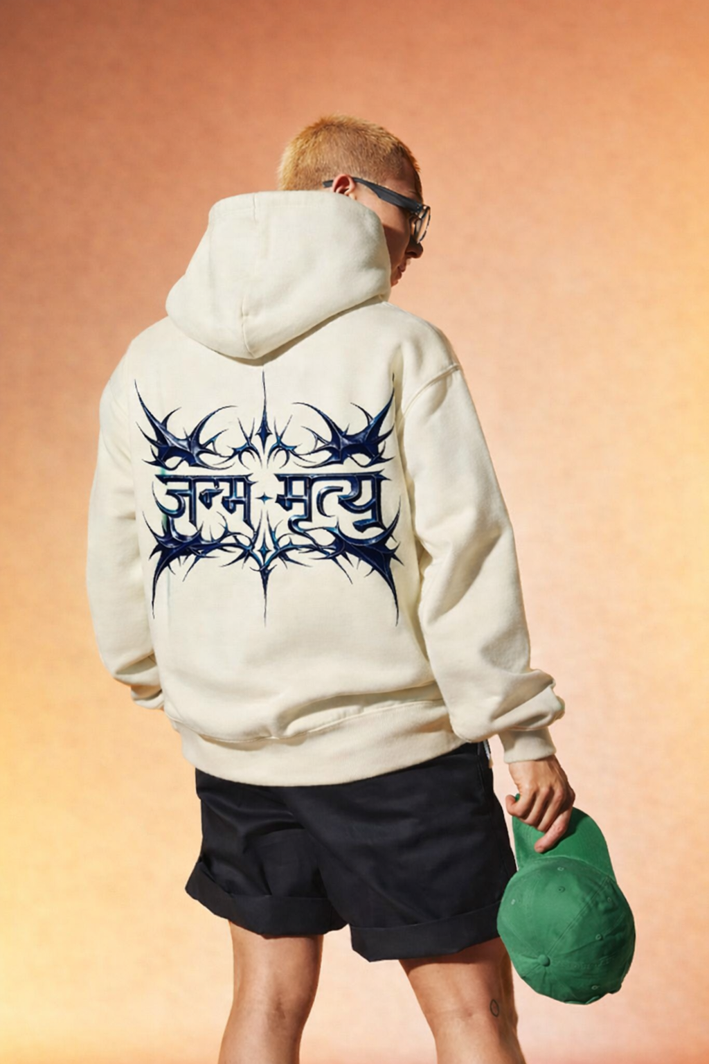 Janma Mrityu | Off-white Oversized Hoodie