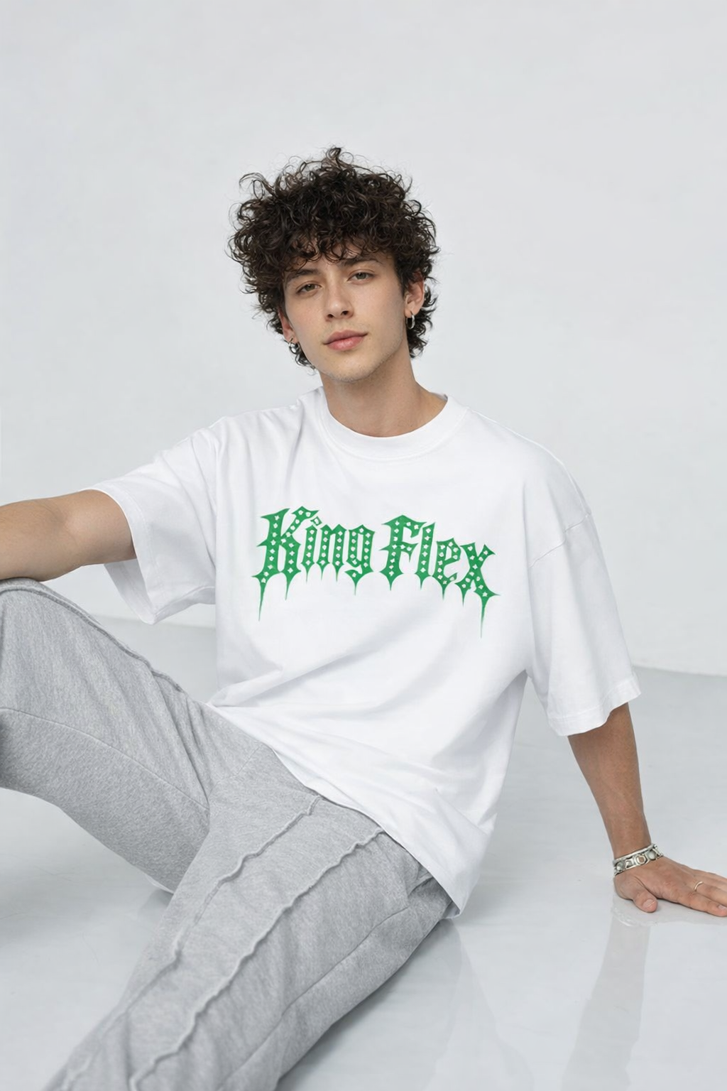 King Flex Unisex Terry Oversized Tee
