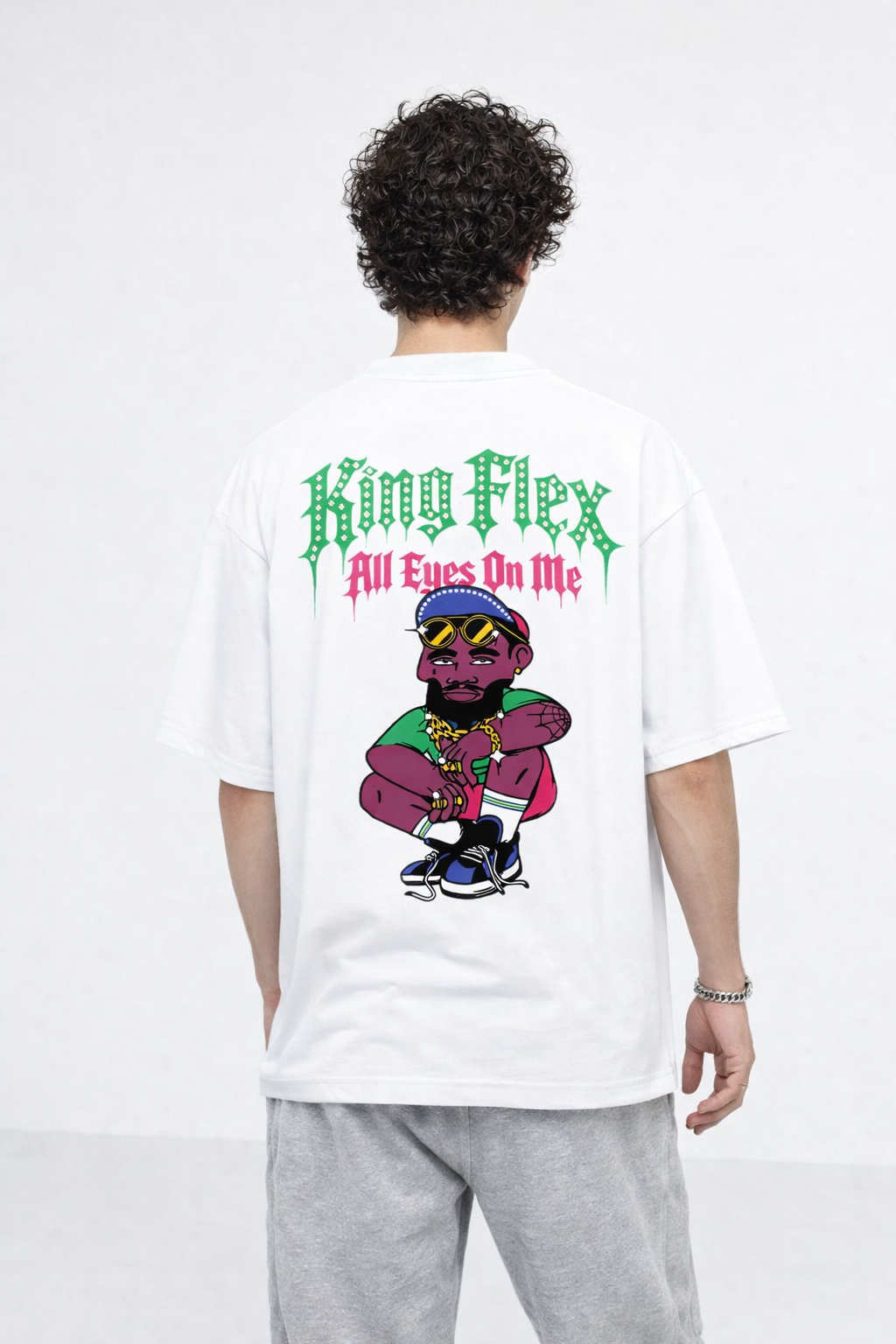 King Flex Unisex Terry Oversized Tee