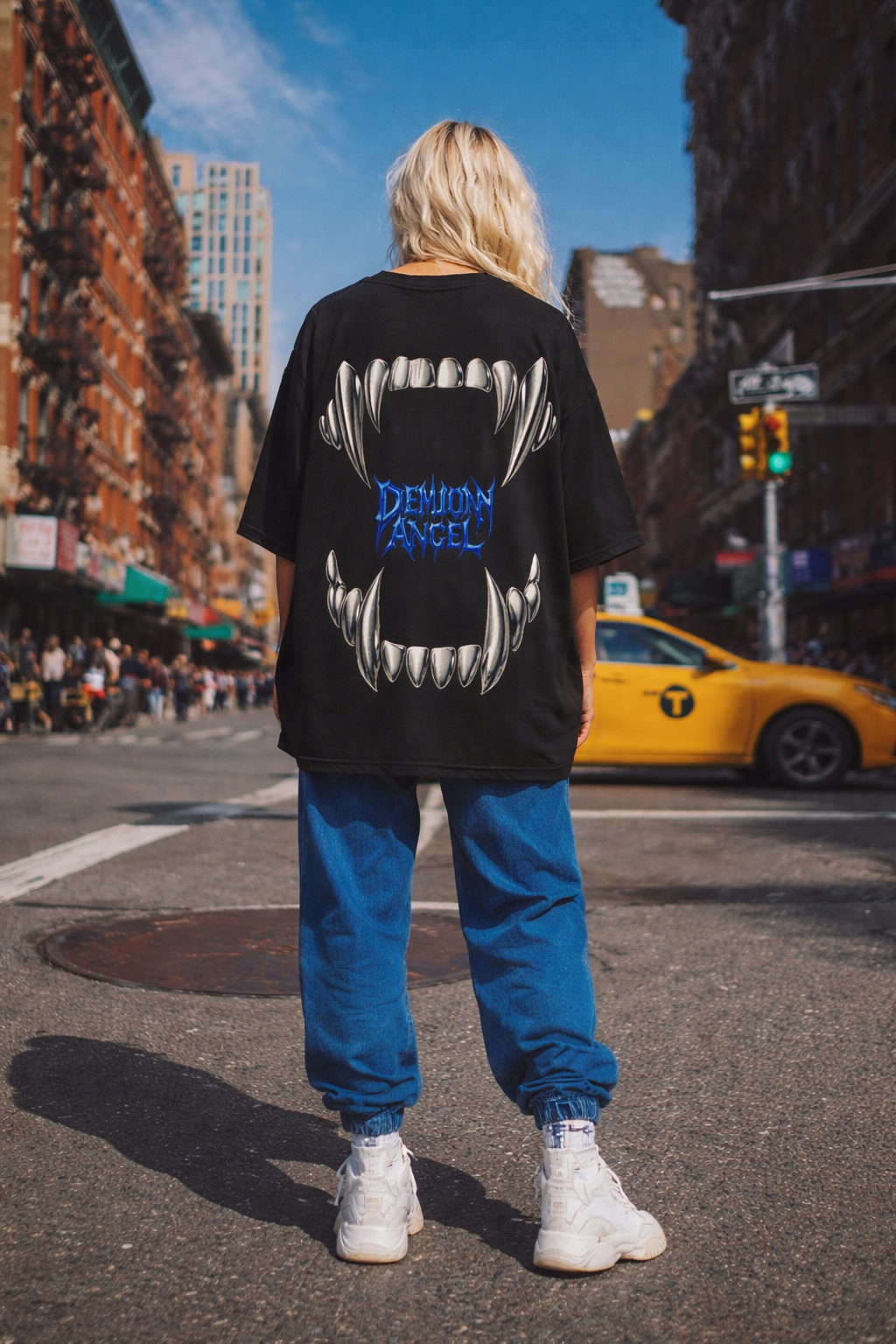 Demionn Angel | Black Oversized T-shirt