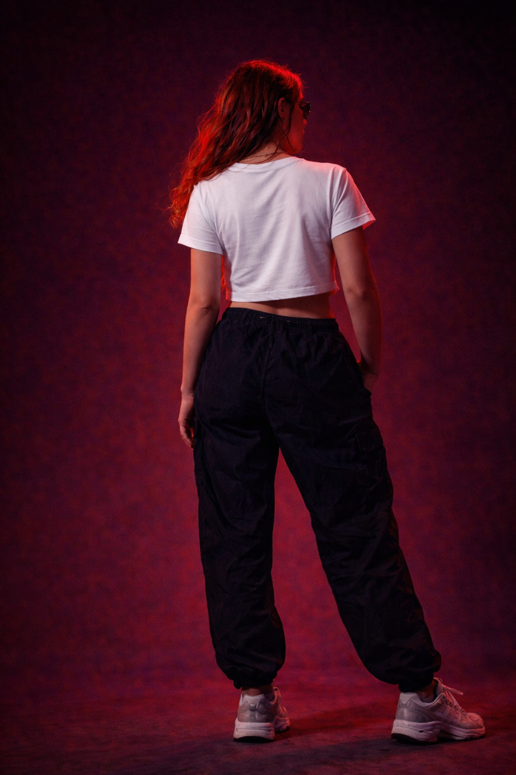 NIGHT STALKER™ White Baby Tee