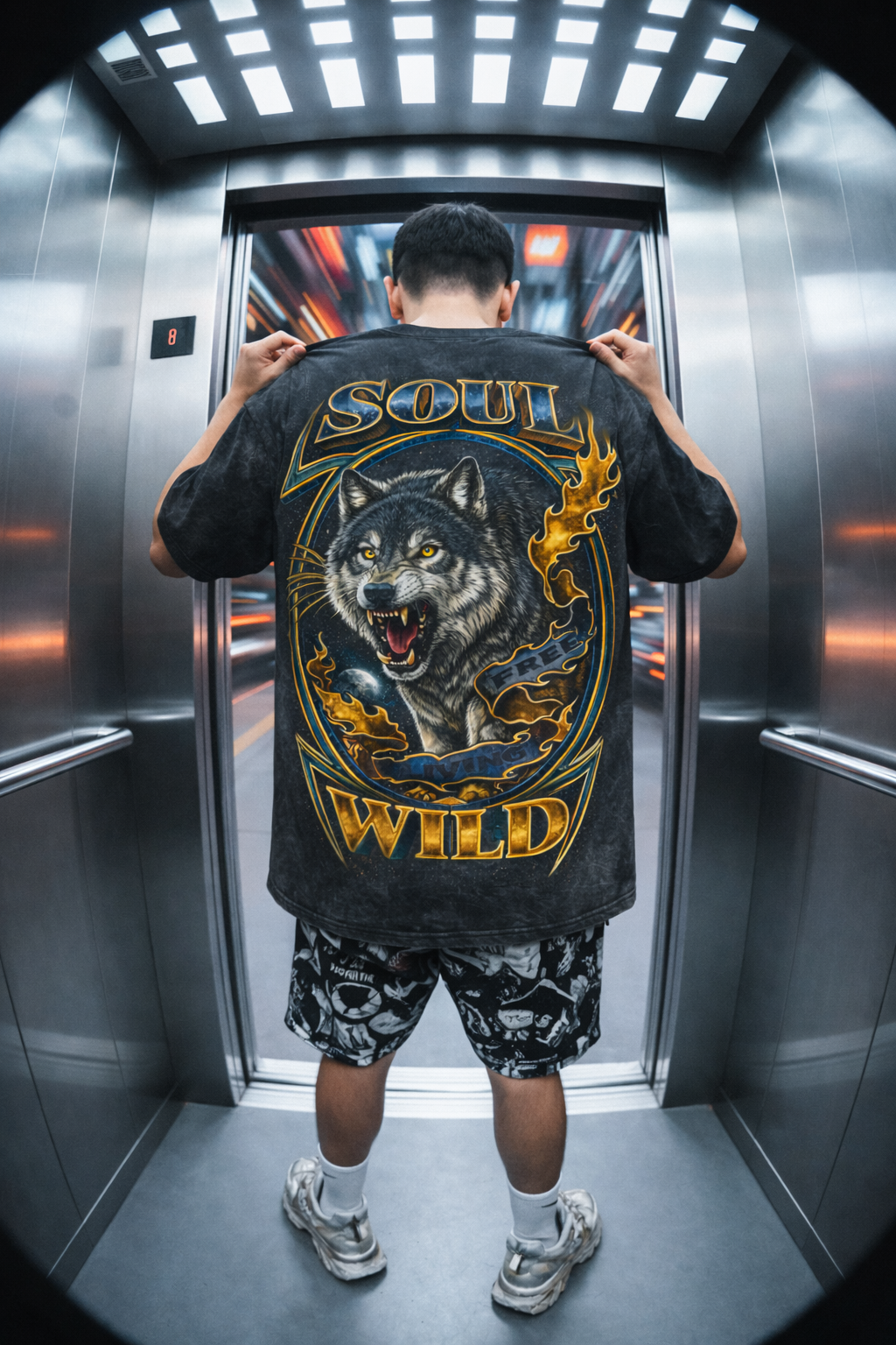 Soul of the Wild | Acidwash Oversized Tee