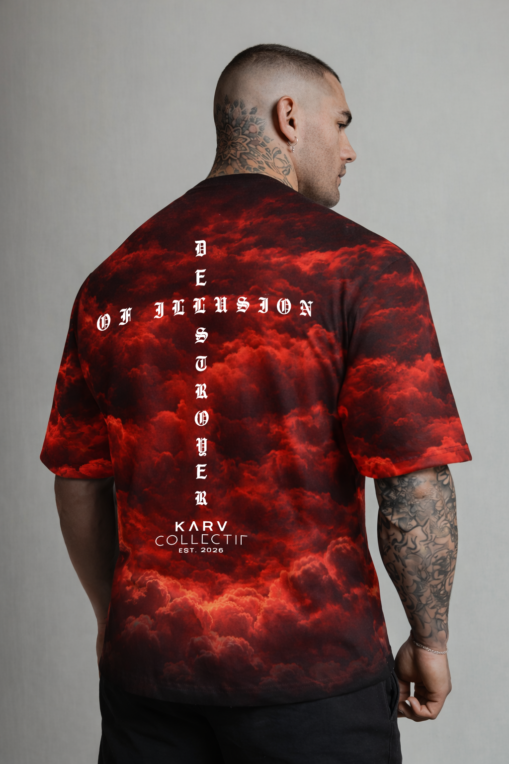 Destroyer of Illusion Unisex AOP Oversized Tee