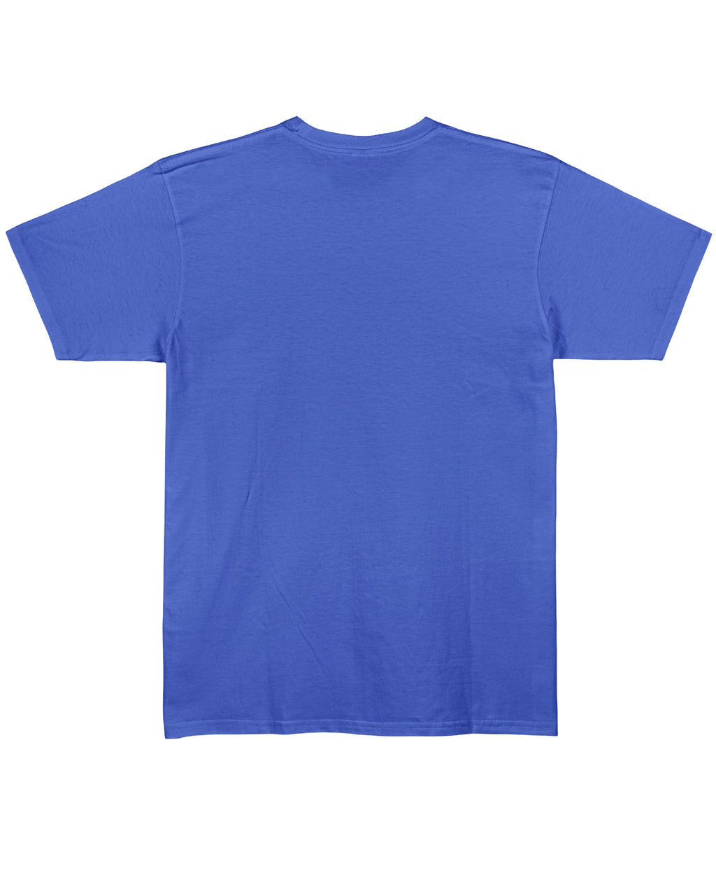 Blue Regular Fit T-shirt Back Design