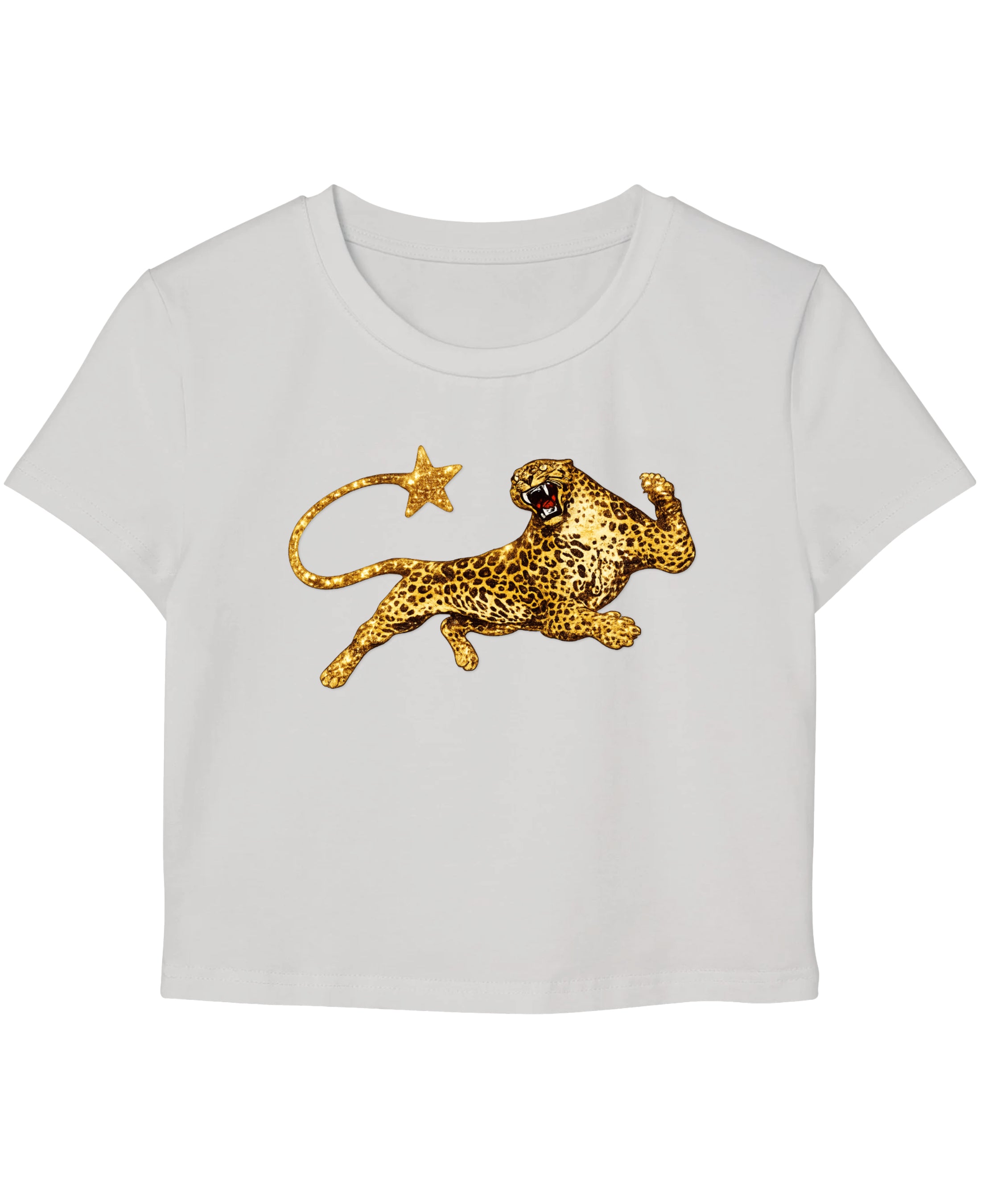 White Baby Tee Front Design