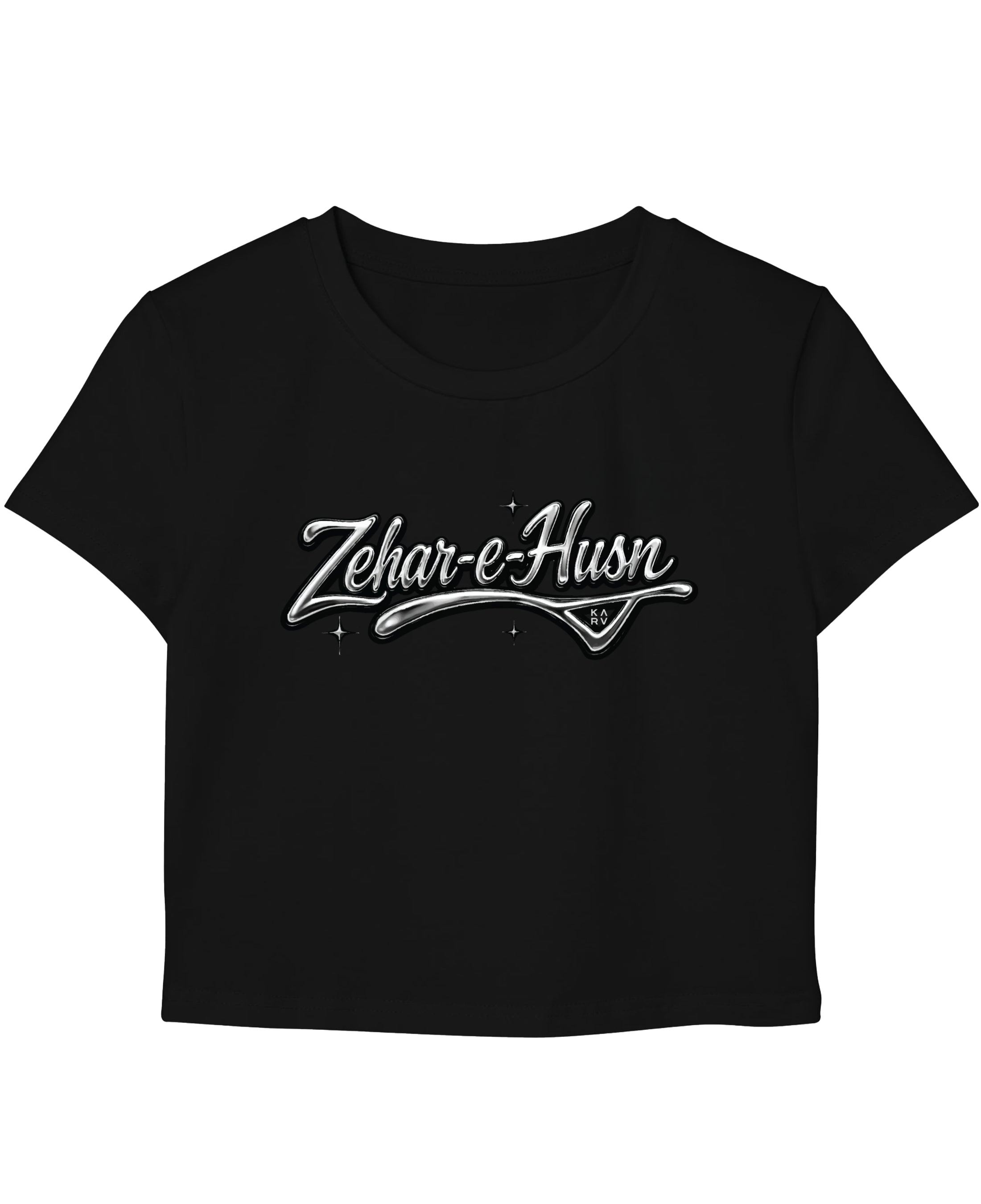 Black Baby Tee Front Design