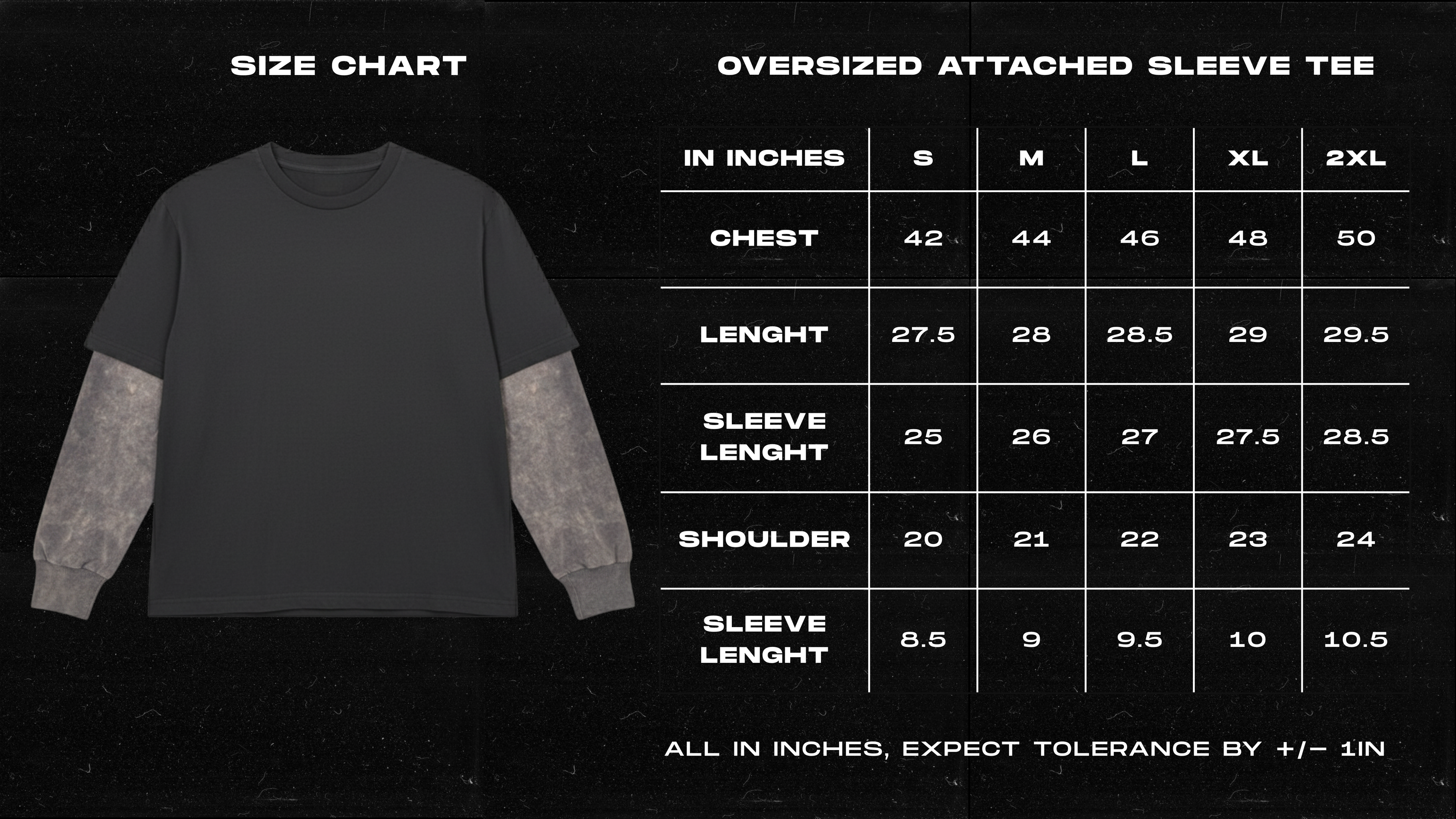 Skull Punk | White With Black Sleeve Oversized Tee